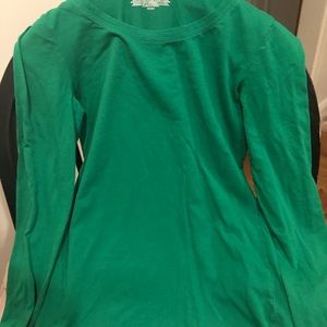 Green long sleeve shirt